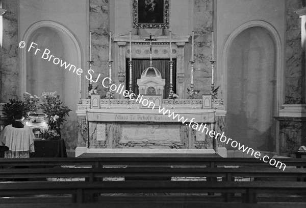 ST FRANCIS XAVIERS  RELIC EXPOSED IN CHAPEL FLASH